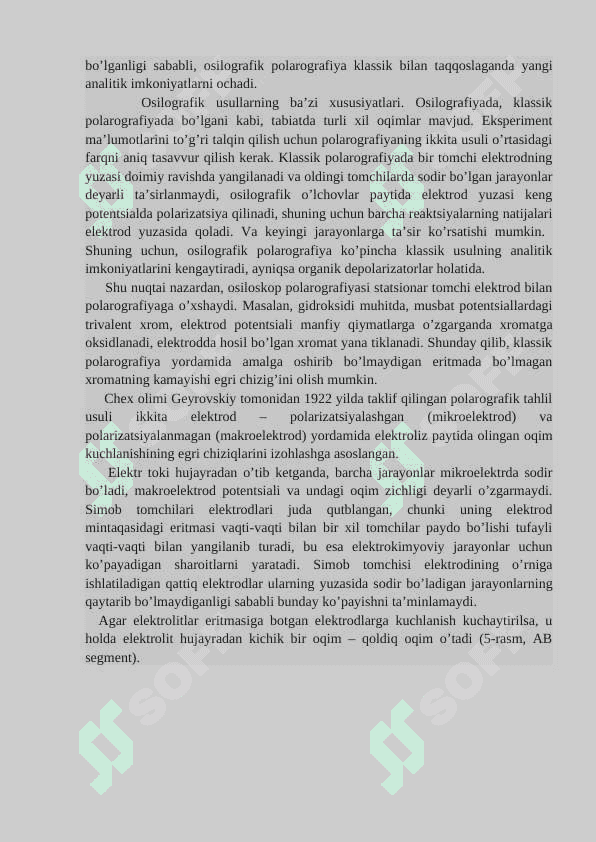 Ossillografik polyarografiyaanaliz metodi 7