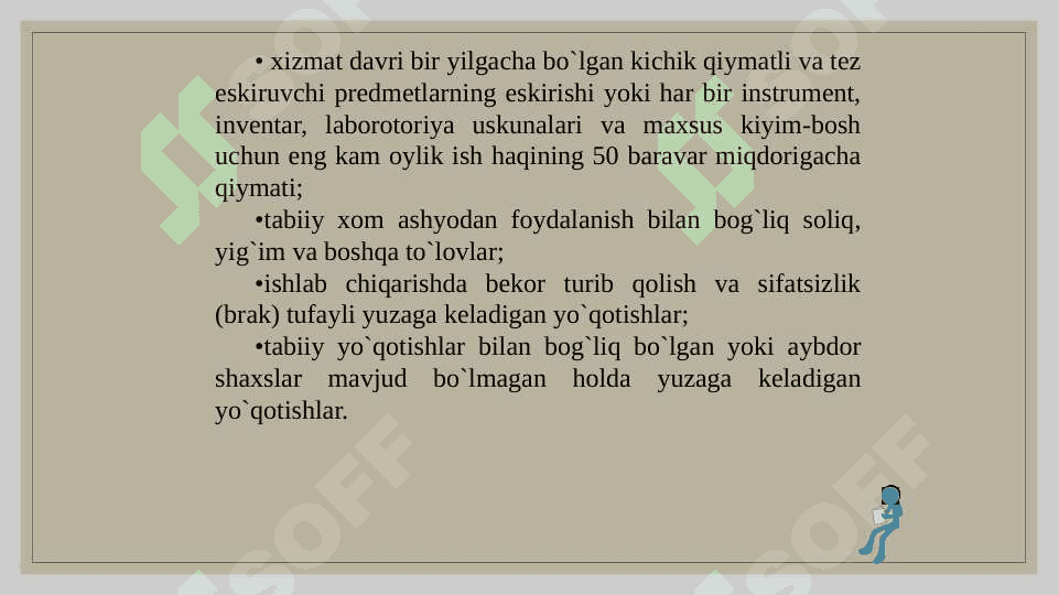 Korxonada xarajatlarni rejalashtirish 6