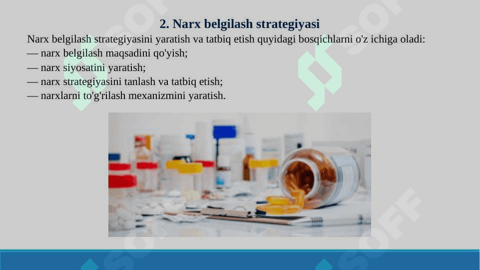 Farmasevtika mahsulotlari tannarxini shakllantirish jarayoni 7