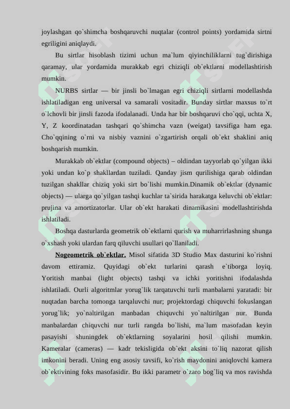 3D Studio MAX dasturi 5
