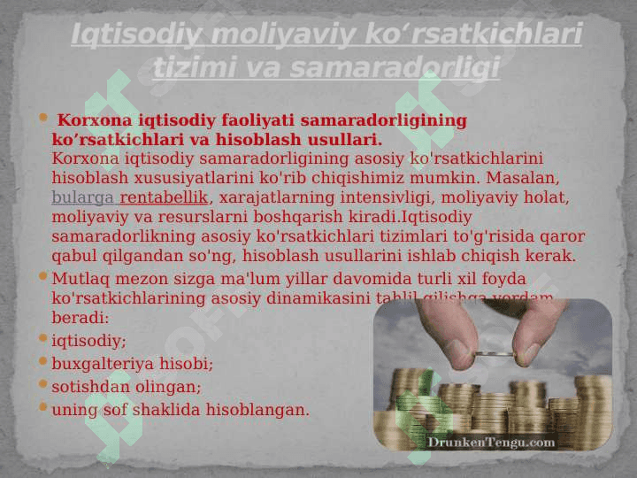 chorvachilik tarmog'ining moliyaviy faoliyatini baholash 3