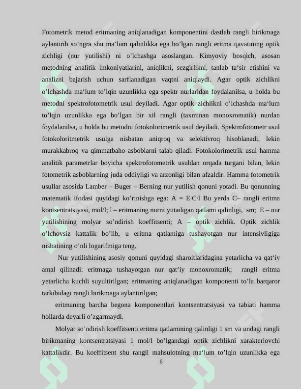 FOTOMETRIK TITRLASH 6
