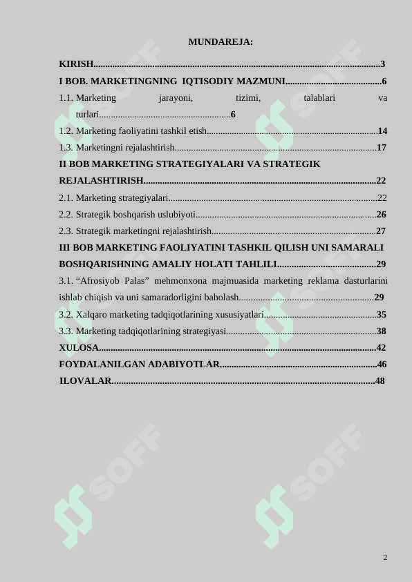 MARKETING VA UNING ASOSIY VAZIFALARI 2