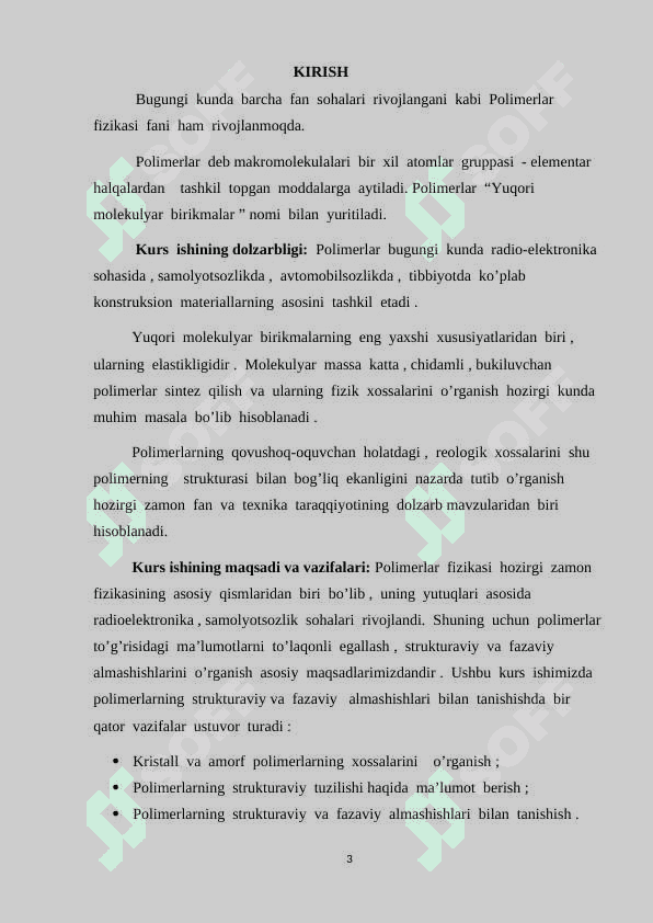 OQIM VA POLIMERLARNING STRUKTURAVIY VA FAZAVIY ALMASHISHLARI 3