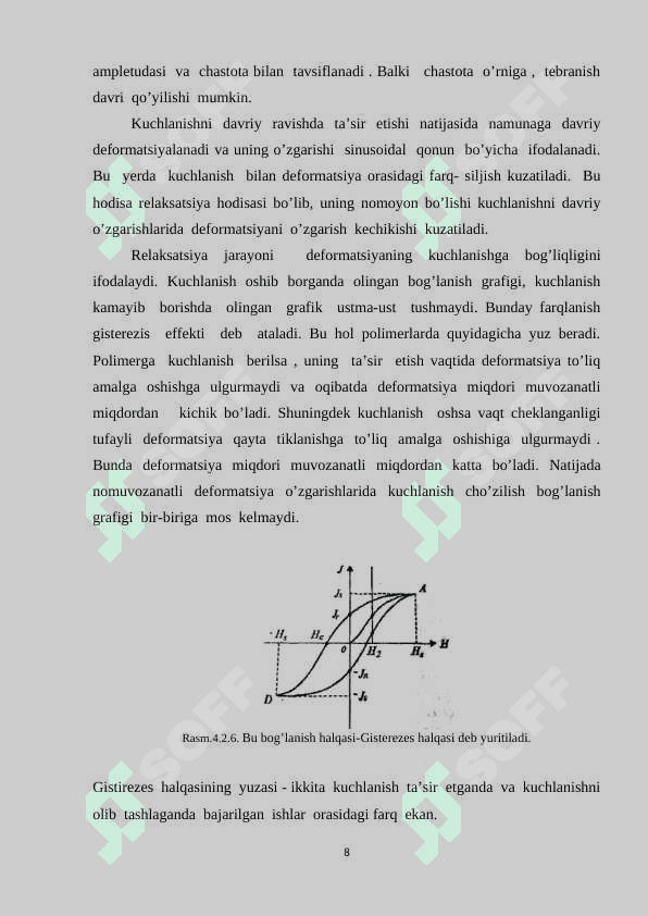 OQIM VA POLIMERLARNING STRUKTURAVIY VA FAZAVIY ALMASHISHLARI 8
