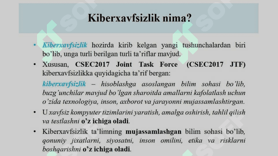Kiberxavfsizlik asoslari 4