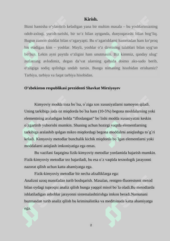 Kulonometrik titrlashning amaliyotda qo’llanilishi kurs ishi 2