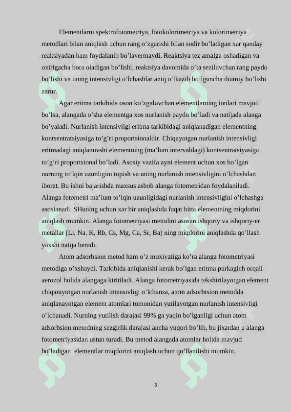 Kulonometrik titrlashning amaliyotda qo’llanilishi kurs ishi 5