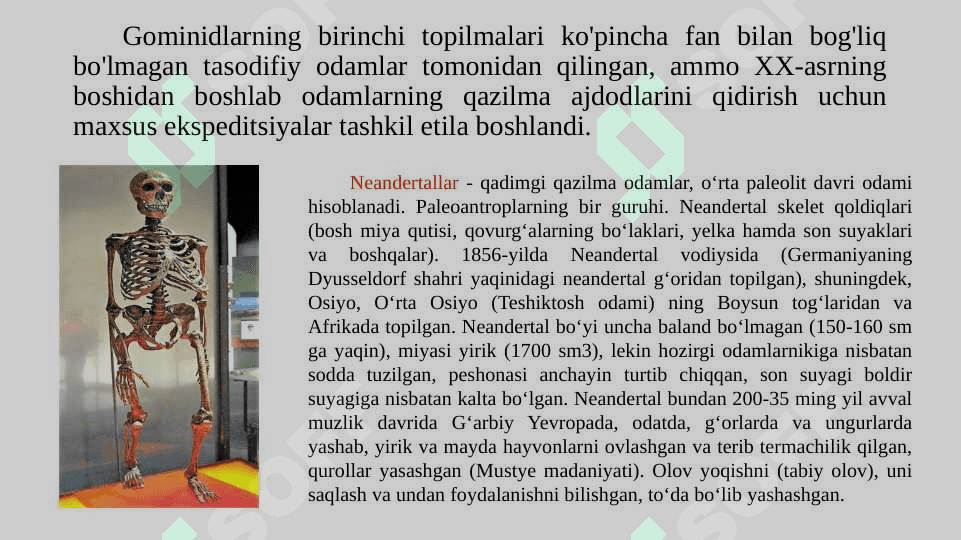 Paleontropologik va etnografik ma’lumotlarning o‘lka tarixini o‘rganishdagi ahamiyati 6