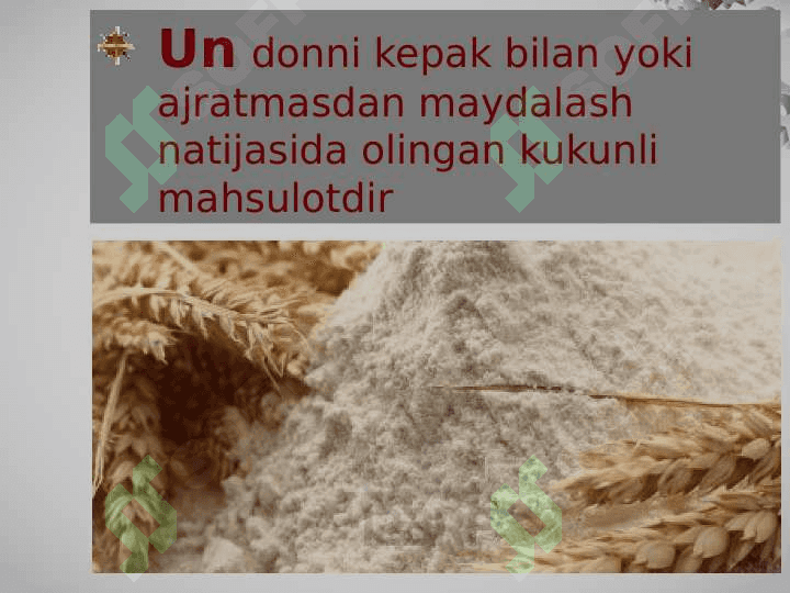 Unning navlari va sifat ko’rsatgichlari 3