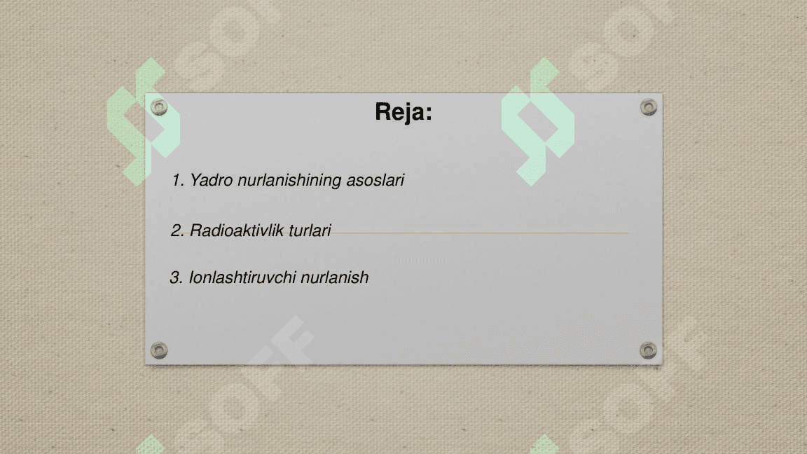 Yadro nurlanishlarini qayd qilish metodlari 3