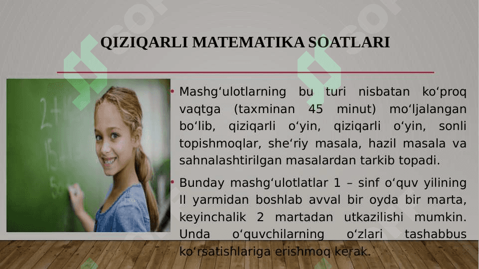 Matematika fanidan to'garak tashkil etish metodikasi 4