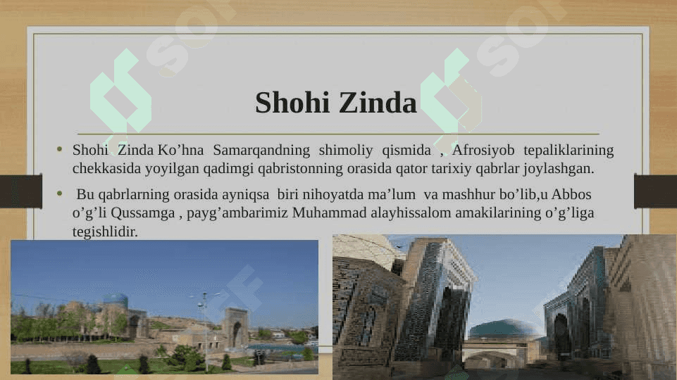Shohizinda memorligi 4