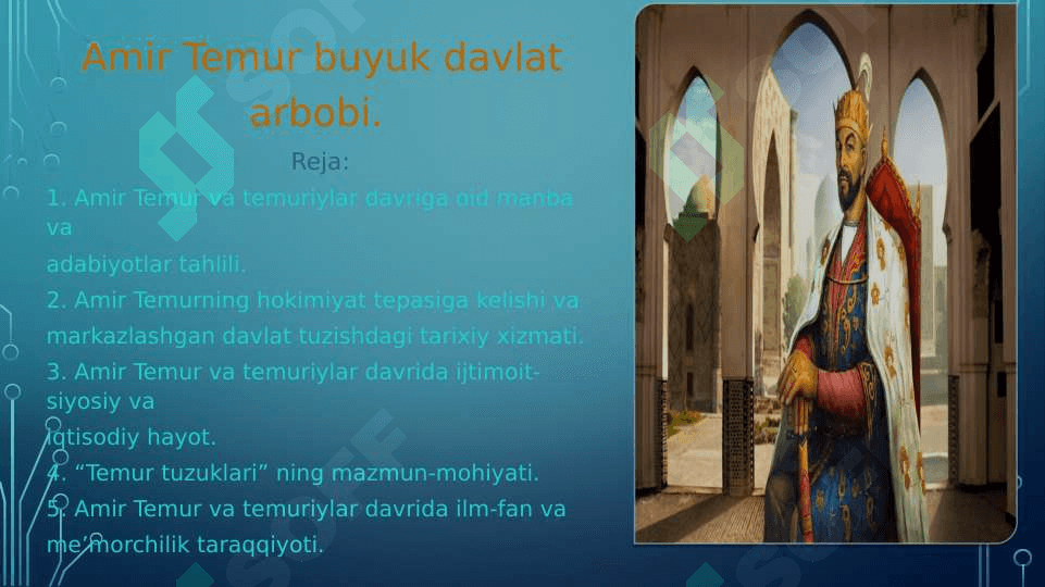 AMIR TEMUR BUYUK SARKARDA 2