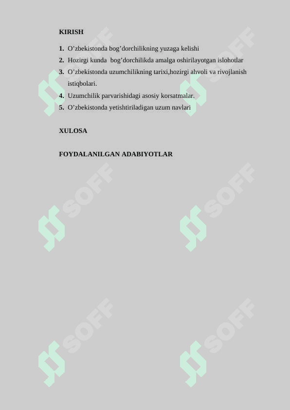 O‘zbekiston bog’dorchiligi-uzumchilik geografiyasi 3