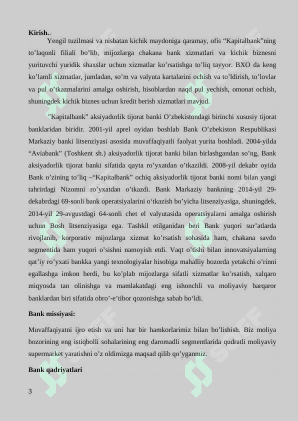Kapital banki amaliyoti 3