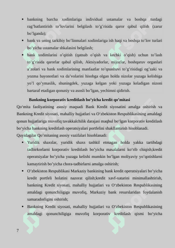 Kapital banki amaliyoti 7