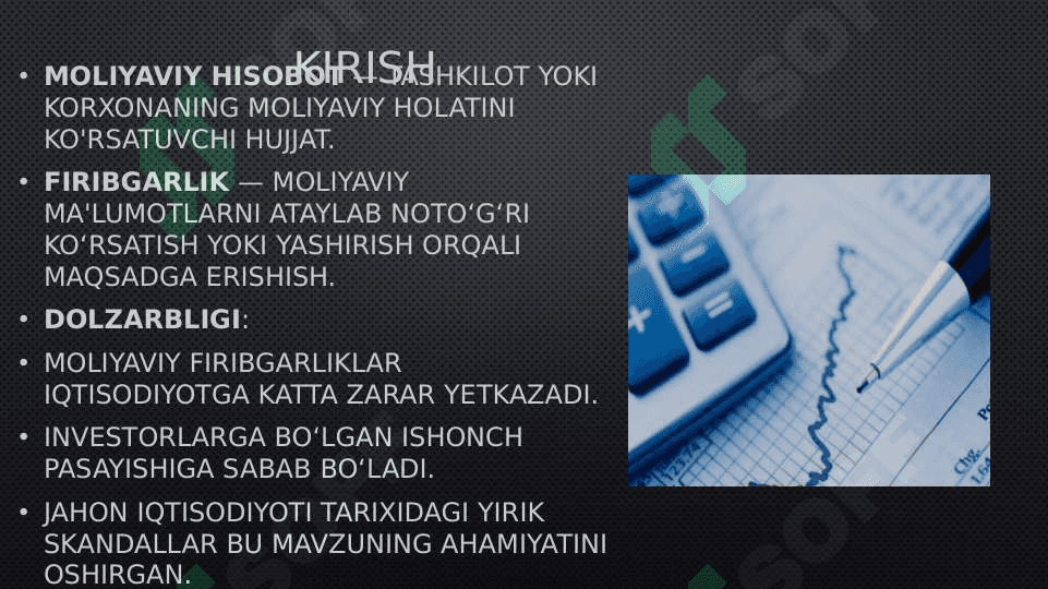 Moliyaviy hisobotdagi firibgarliklar 3
