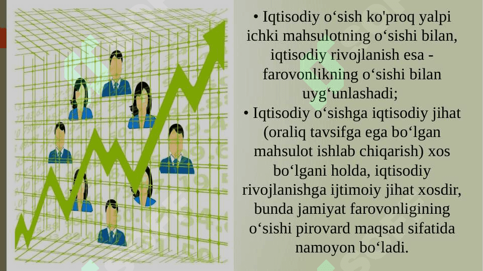 Iqtisodiy o'sish va milliy boylik. 5