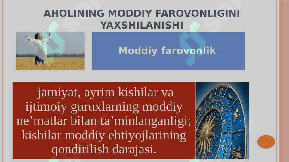 Iqtisodiy o'sish va milliy boylik. 6