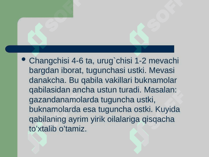 Gazandanamolar qabilasi 4