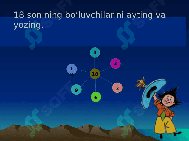 Eng katta umumiy bo’luvchi (EKUB) 5