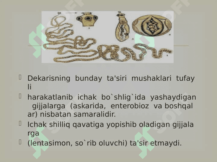 Gijjalarga qarshi qori vositalar 8