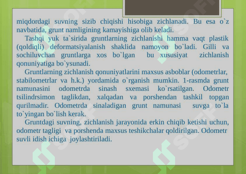 GRUNTLARNING MEXANIK XOSSALARI 3