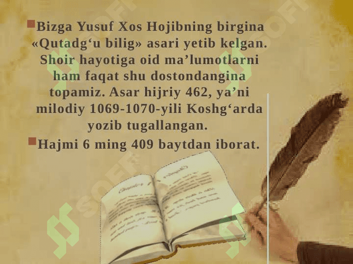 Yusuf Xos Hojib 6