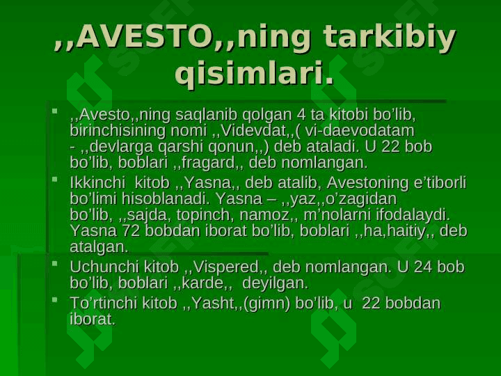 ZARDUSHTIYLIK DINI 5