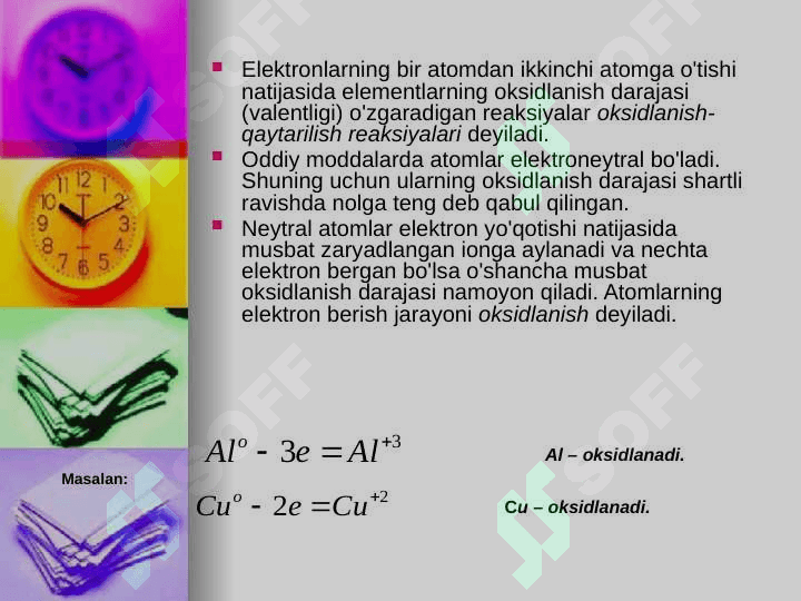 Oksidlanish-qaytarilish reaksiyalari 3