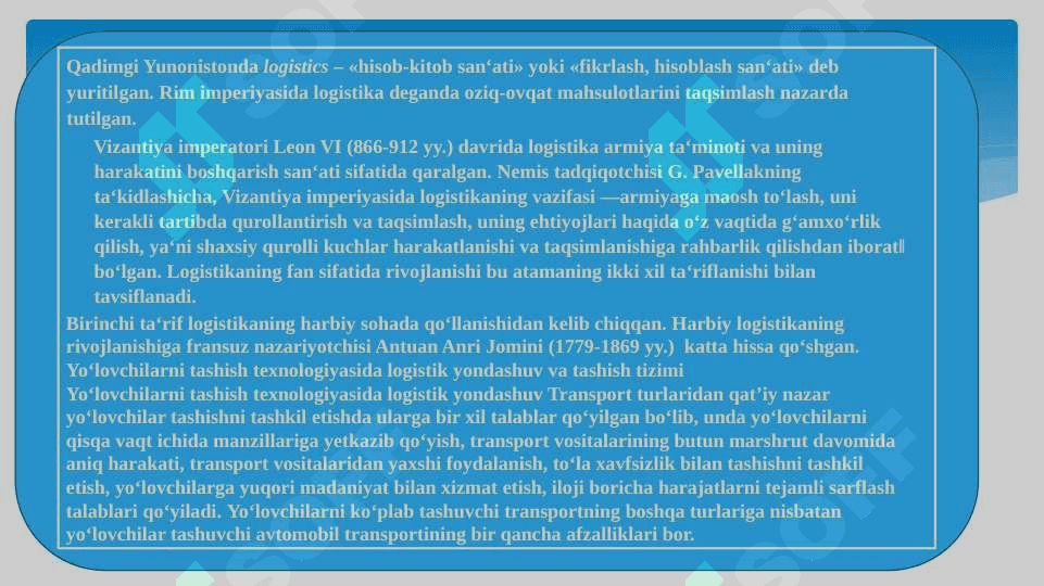 yo'lovchilarni tashish logistika 3