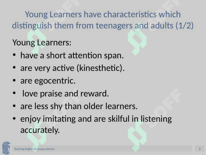 Teaching English to Young Learners 3