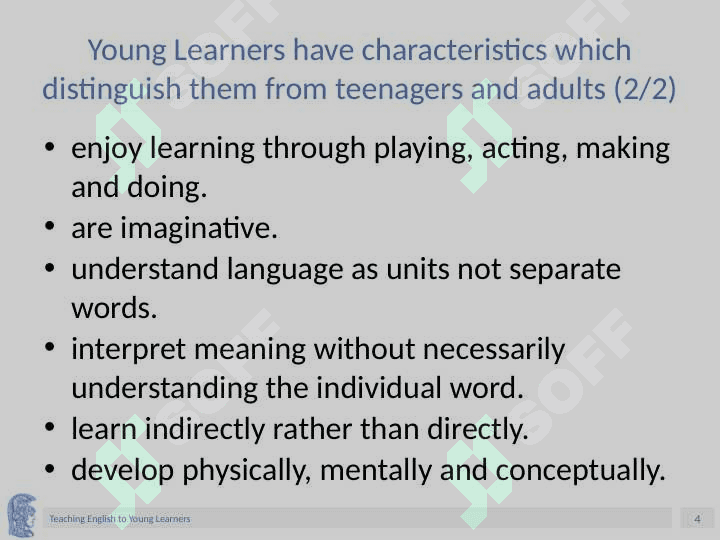 Teaching English to Young Learners 4