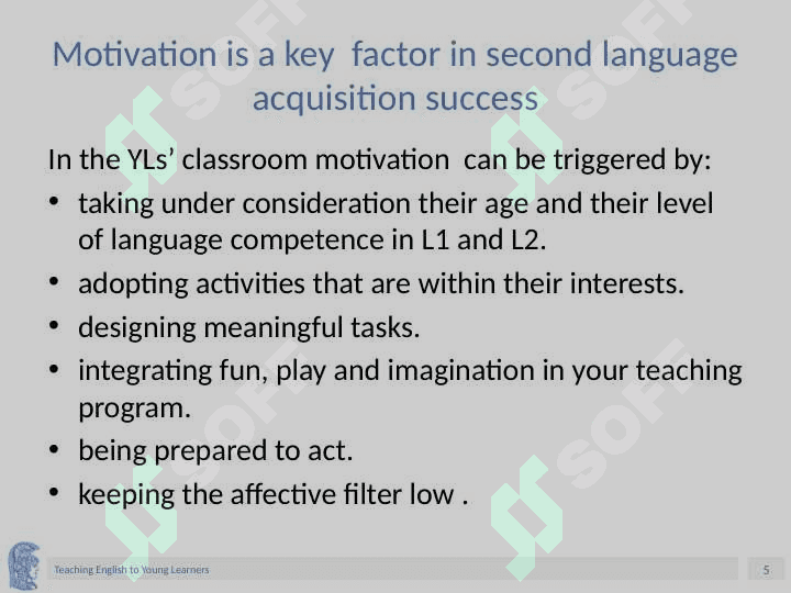 Teaching English to Young Learners 5