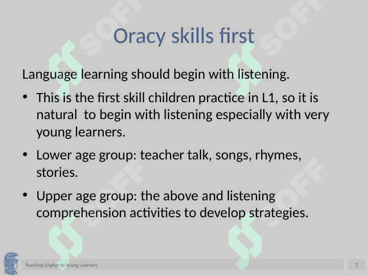 Teaching English to Young Learners 7
