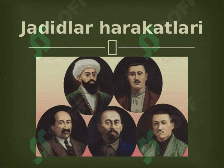 Jadidlar va Jadidlar harakatlari 5