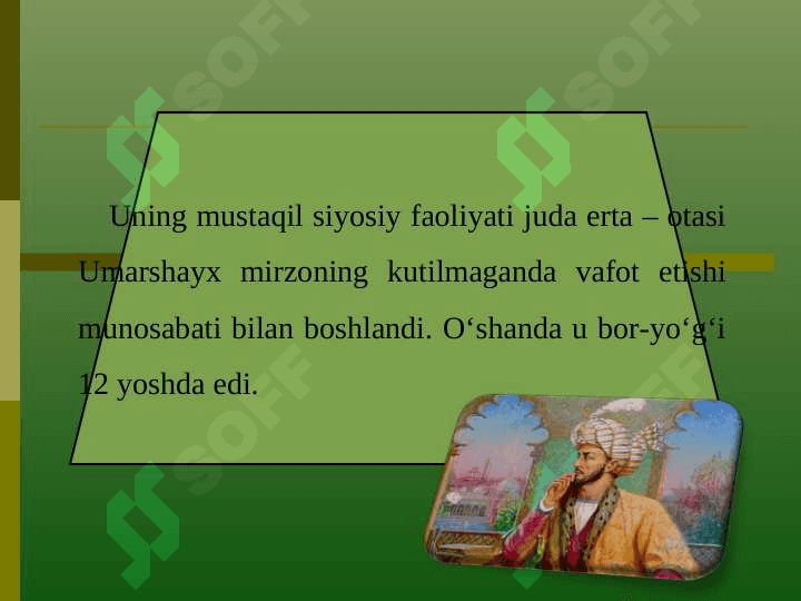BOBURNING G'AZALNAVISLIK MAHORATI 5
