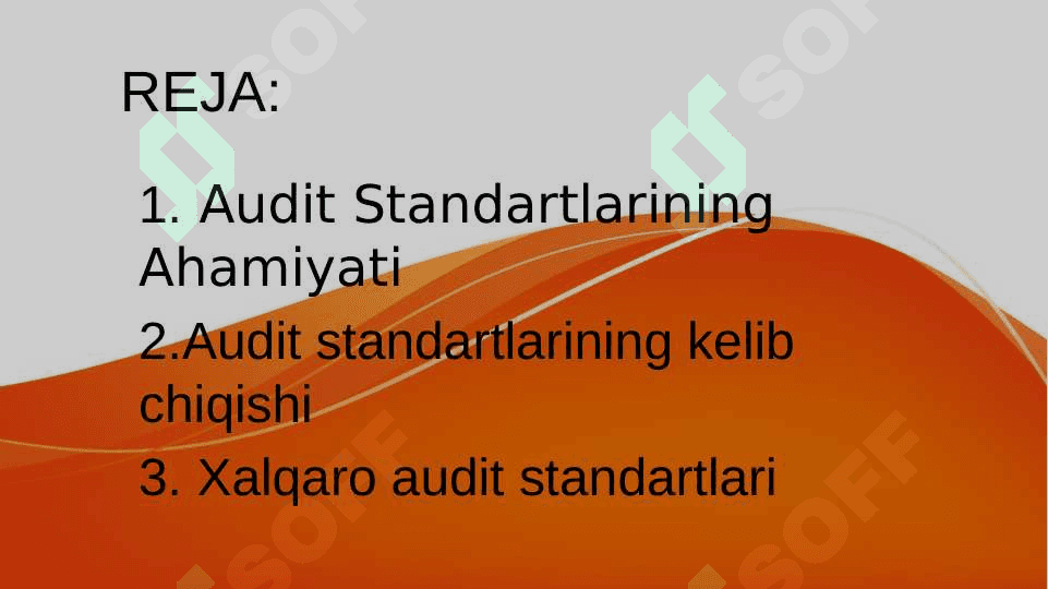 Audit standartlari haqida tushuncha, ularning ahamiyati va tasnifi 2