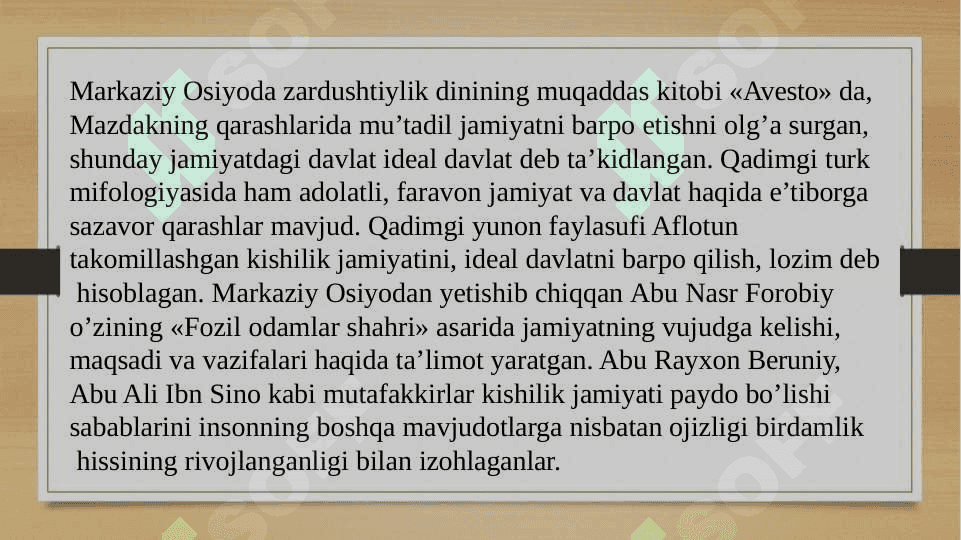 Jamiyat falsafasi. 4