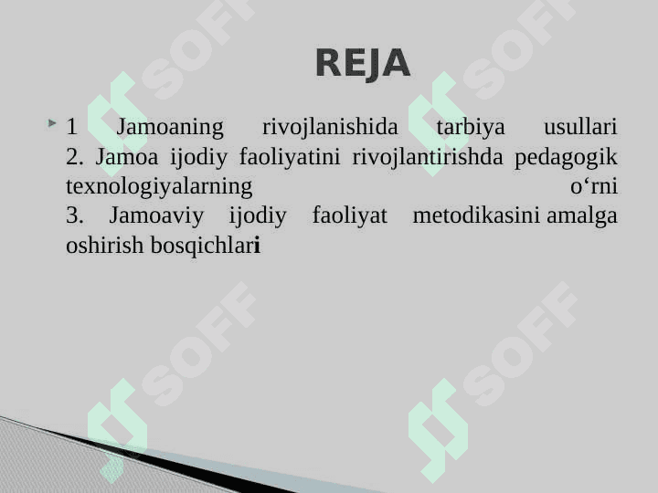 Jamoada shaxsni tarbiyalash 2