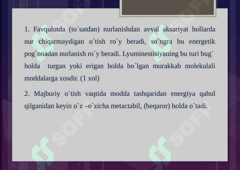 MOLEKULALARNING MAGNIT XUSUSIYATLARI 6