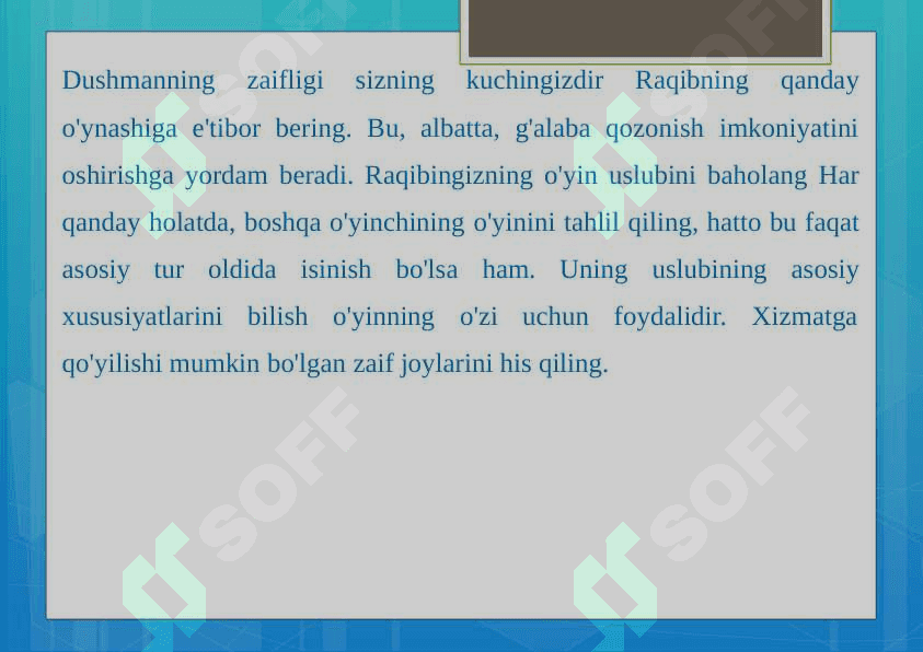 Badminton o’yinida vollani o’yinga kiritish usullarini 7