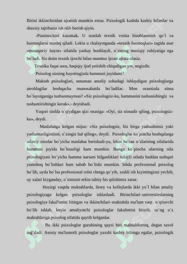AMALIY PSIXOLOGIYADA PSIXOLOGIK AMALIYOTGA O'TISH 5