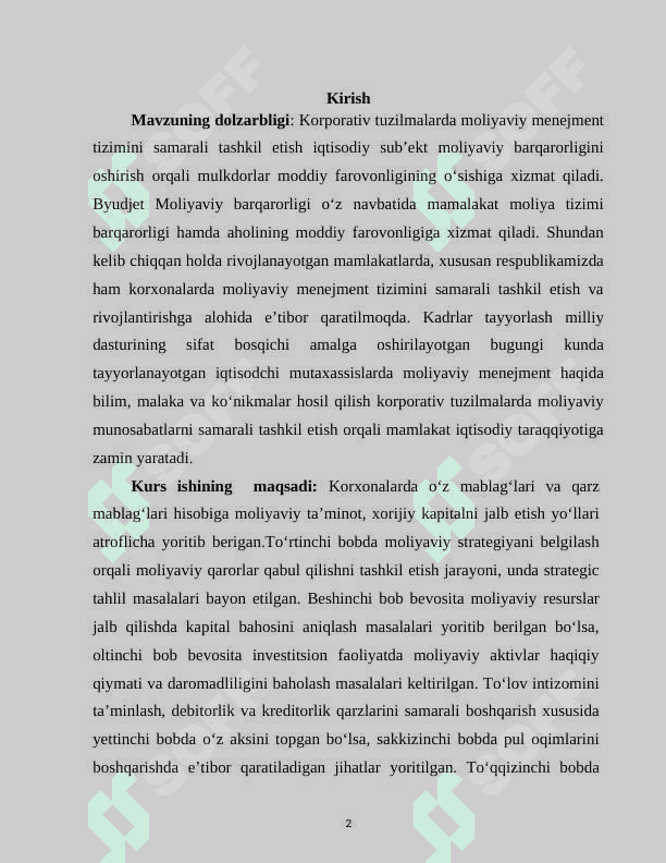 BYUDJETDAN MOLIYALASHTIRISH TIZIMI 2