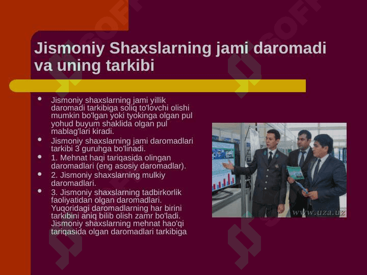 Jismoniy shaxslardan olinadigan daromad solig’i 4