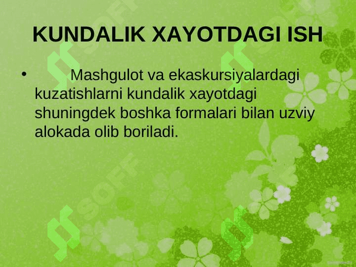 Bolalarni tabiat bilan tanishtirish 8