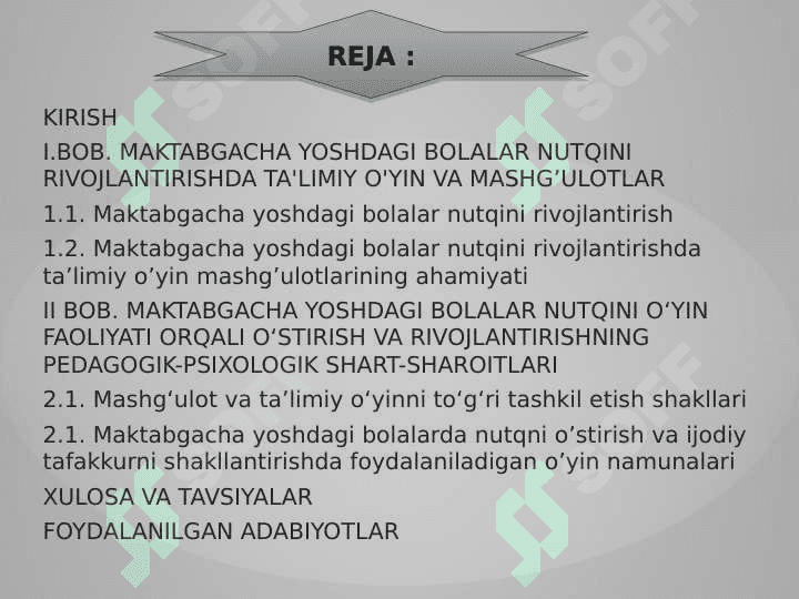 BOLALAR NUTQINI RIVOJLANTIRISH 2