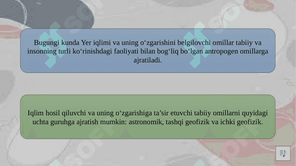 iqlim iqlim hosil qiluvchi omillar 2