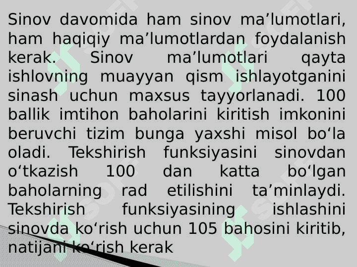 Ishlab chiqish, sinash va joriy qilish 7